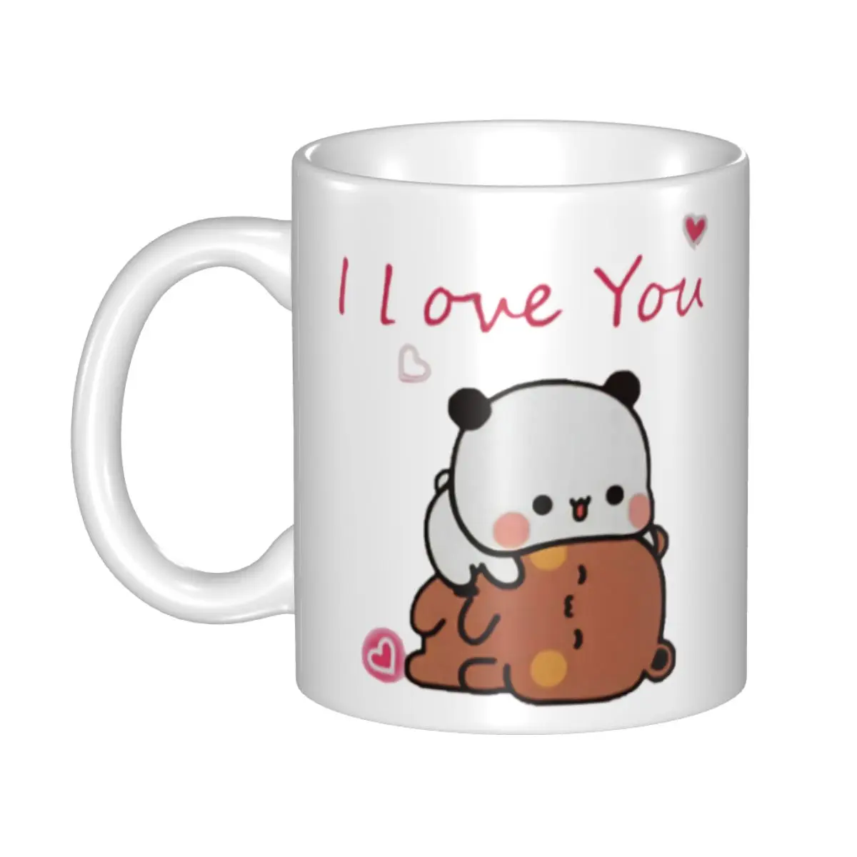 Coffee Tea Love - Caneca de Café Panda e Brownie