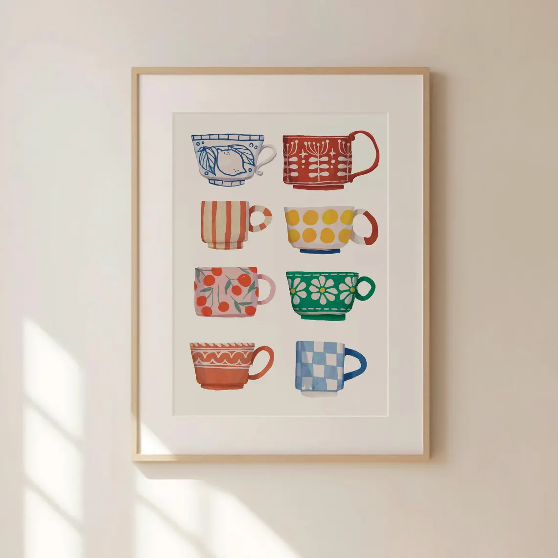 Coffee Tea Poster - Estampa de Xícara de Chá, Pôster