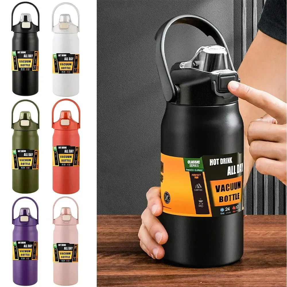 Cold Brew Jar - Garrafa térmica portátil com palha, Caneca