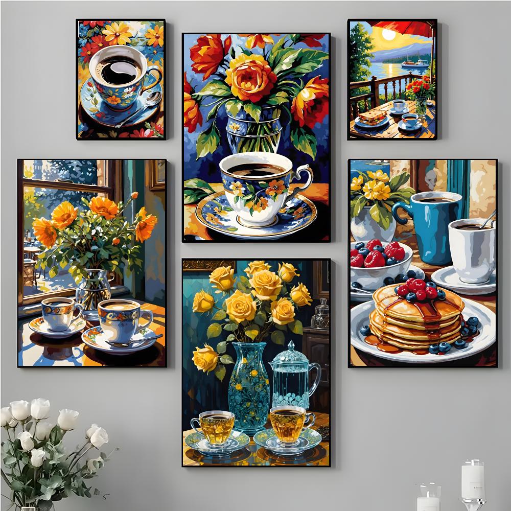 Coffee Tea Poster - Pôster de alta definição com estampa