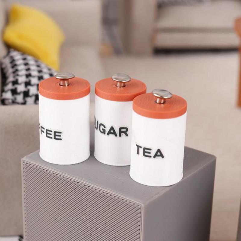 Tea Coffee Utensils - Promoção Imperdível: 3 Peças de Potes