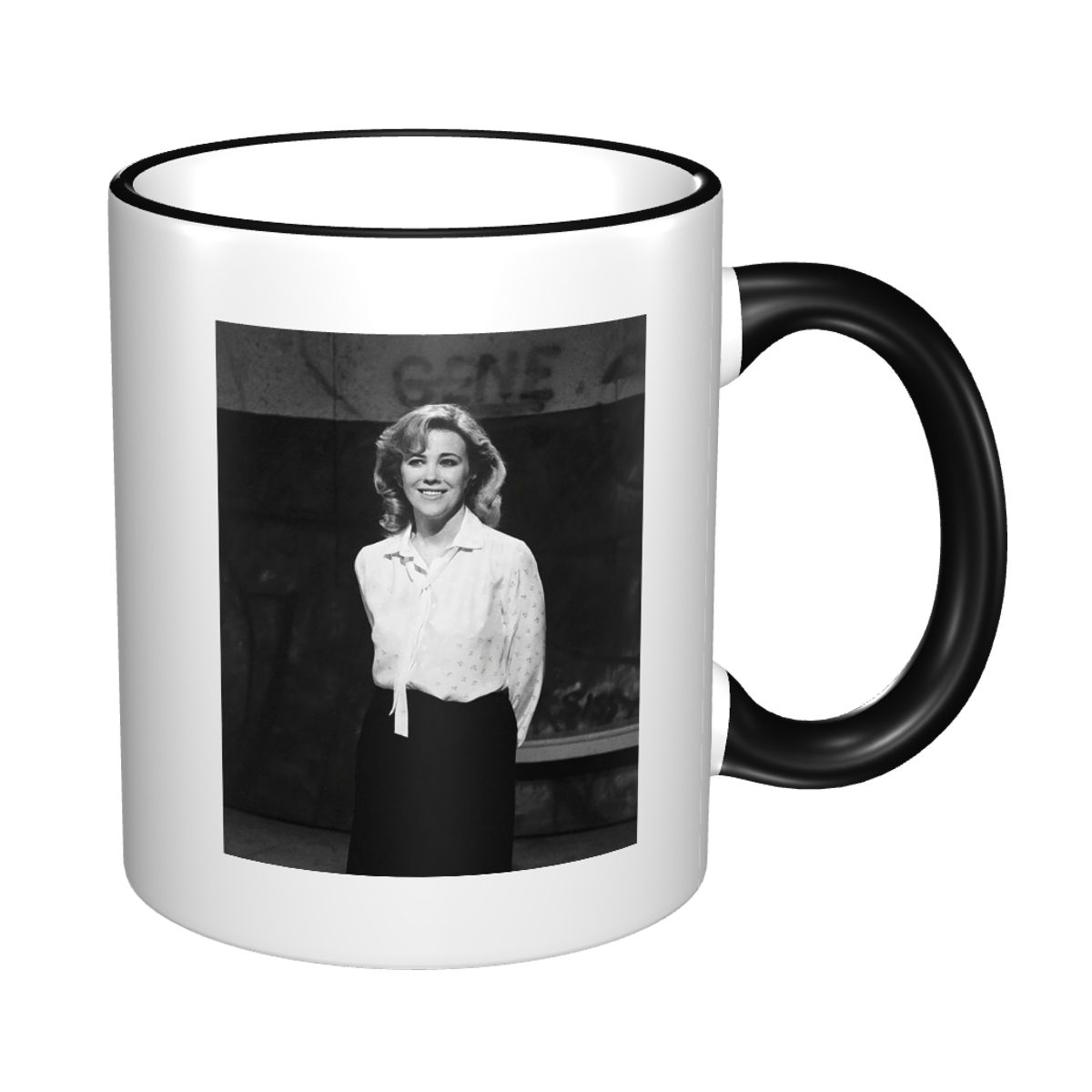 Young Tea Coffee - Caneca de Cerâmica Engraçada com Retrato