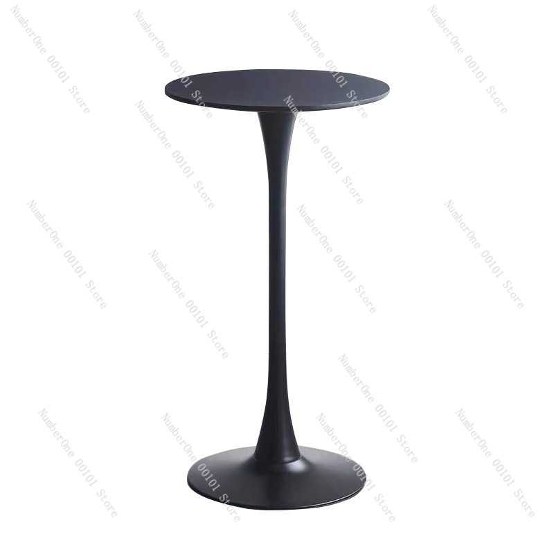 Coffee Tea Lounge - Mesa de Café Redonda Minimalista Elegante,