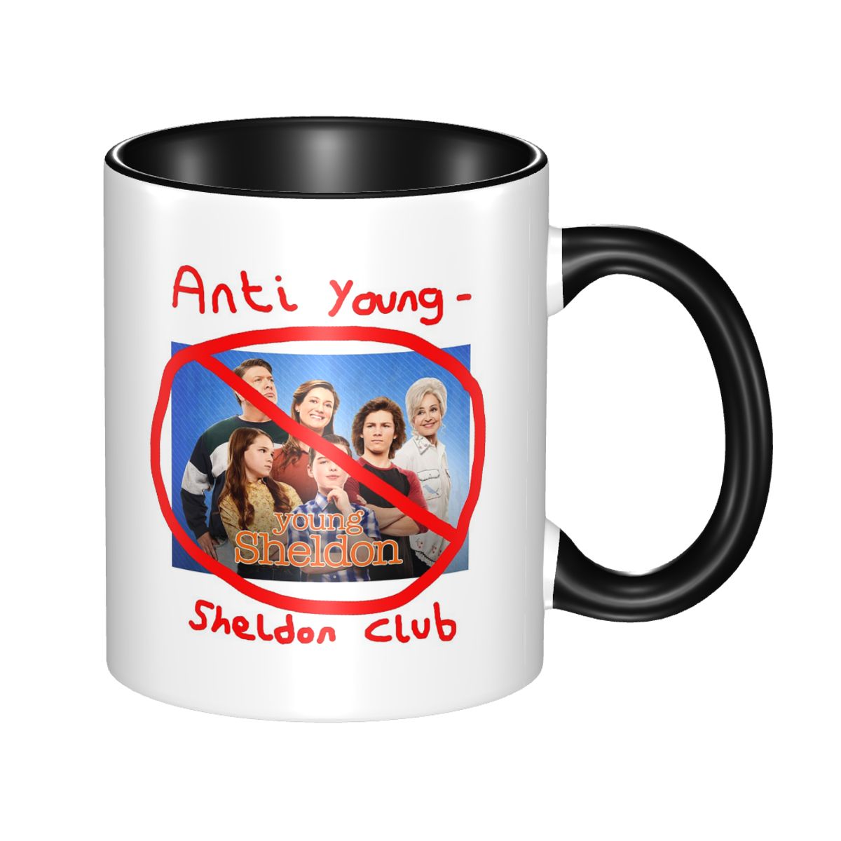 Young Tea Coffee - Caneca Engraçada de Cerâmica Anti Young