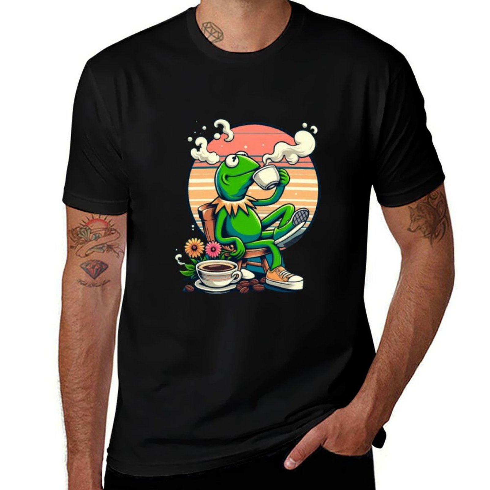 Kermit tomando chá gif. O engr - Coffee Tea Festival avaliação e preço