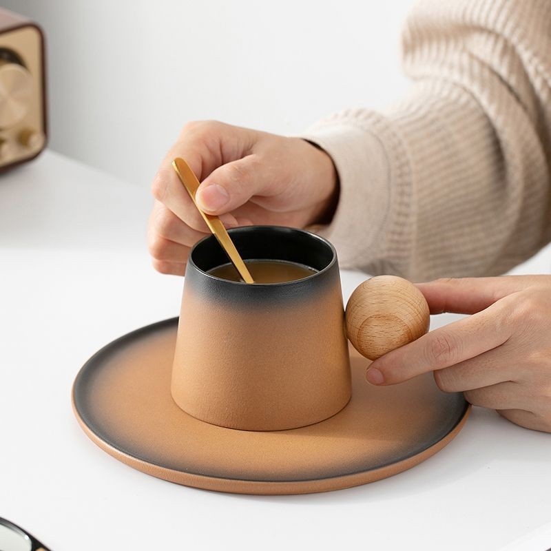 Conjunto de café de cerâmica c - Coffee Tea And Company avaliação e preço