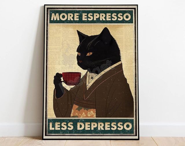 Placa de Metal Retrô com Desig - Coffee Tea Poster avaliação e preço