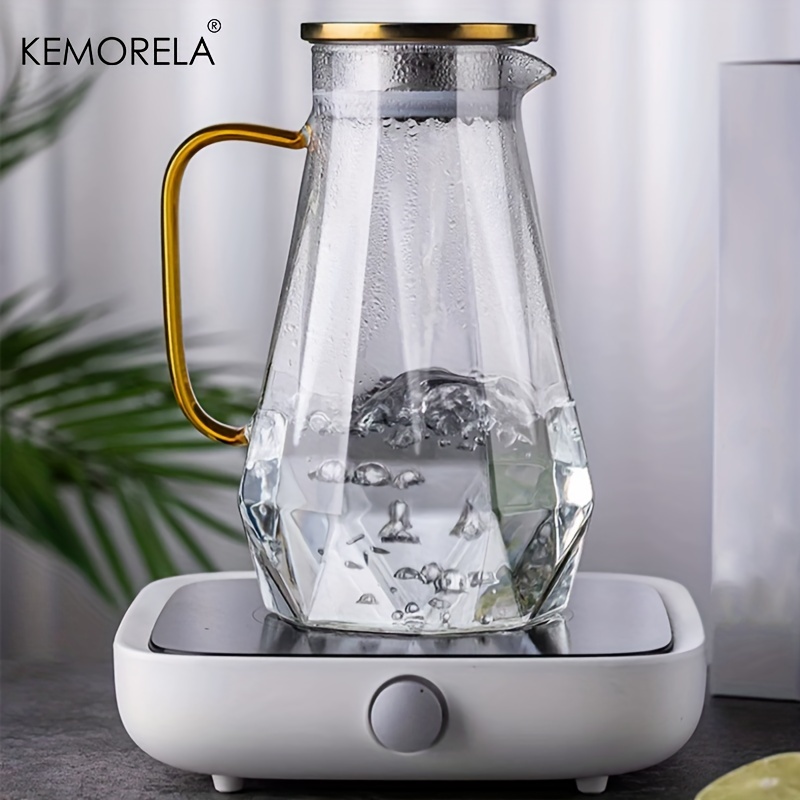 Conjunto de bule de vidro com  - Coffee Tea Water Heater avaliação e preço