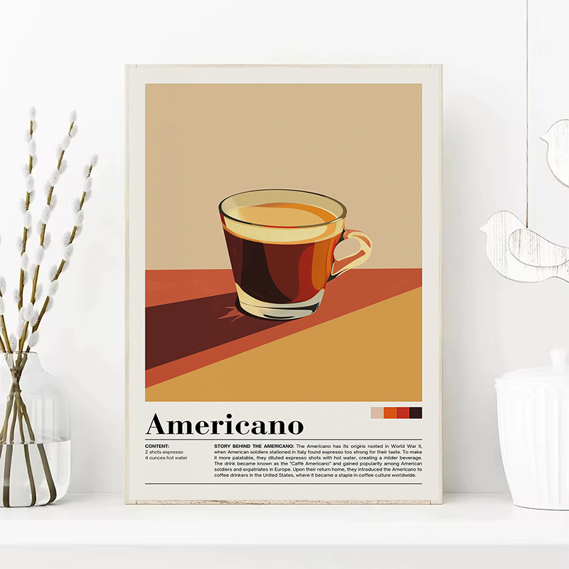 Cartazes de bebidas de café vi - Coffee Tea Poster avaliação e preço