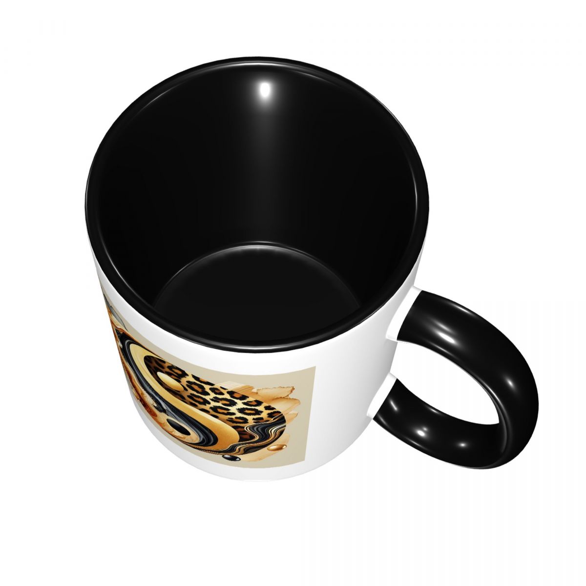 Caneca de Cerâmica Divertida c - Coffee Tea Yin Yang avaliação e preço
