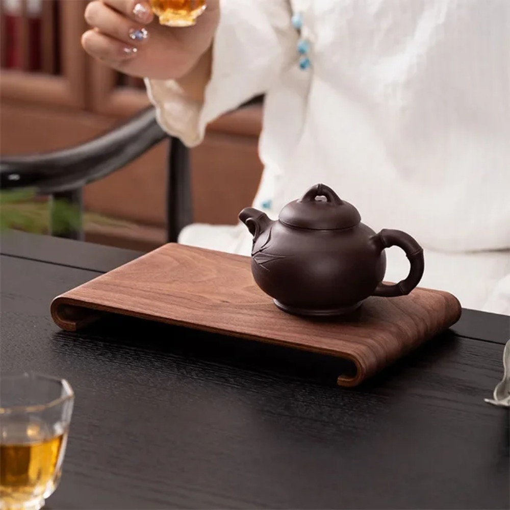 Bandeja de madeira para café e - Coffee Tea Display avaliação e preço