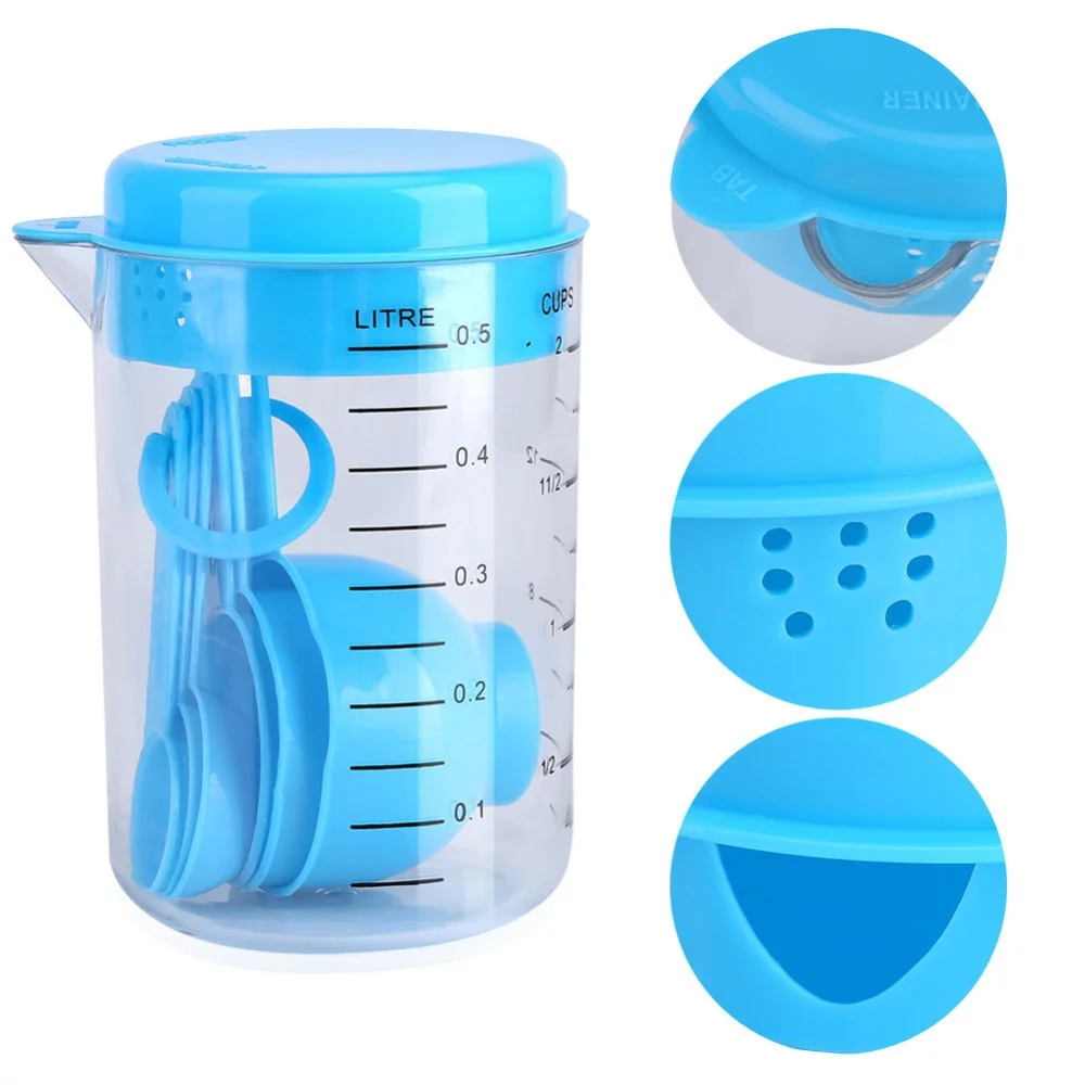 7 peças/set copos de medição d - Tea Coffee Utensils avaliação e preço