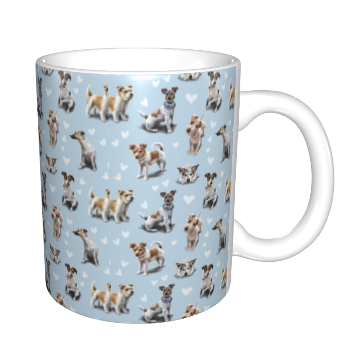 Caneca de amor de cachorro Jac - Coffee Tea Love avaliação e preço