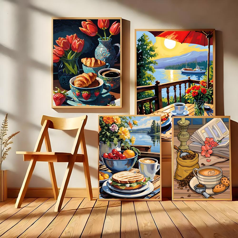 Pôster de Sala de Aula com Des - Coffee Tea Poster avaliação e preço