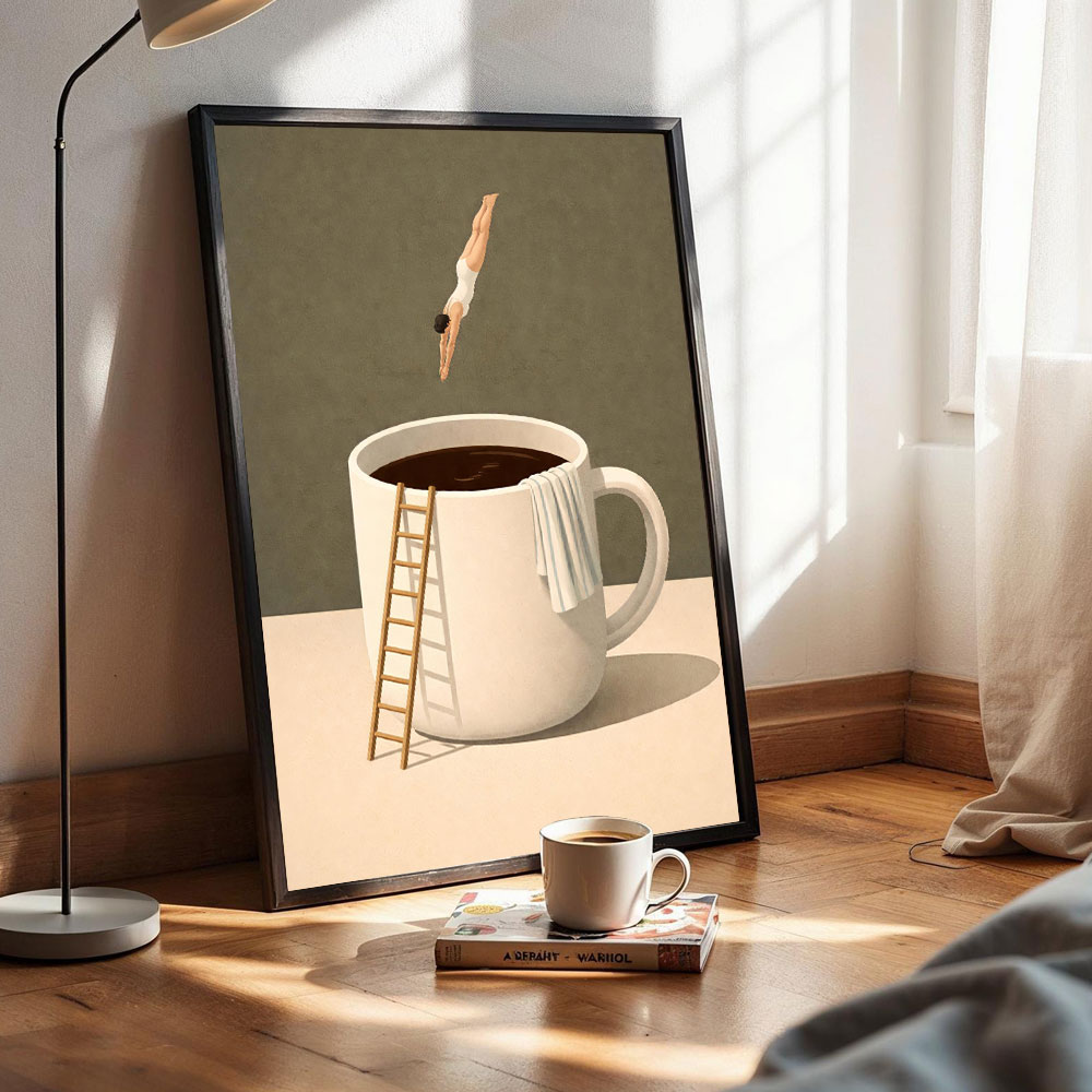 1 peça de Pôster sem moldura,  - Coffee Tea Poster avaliação e preço