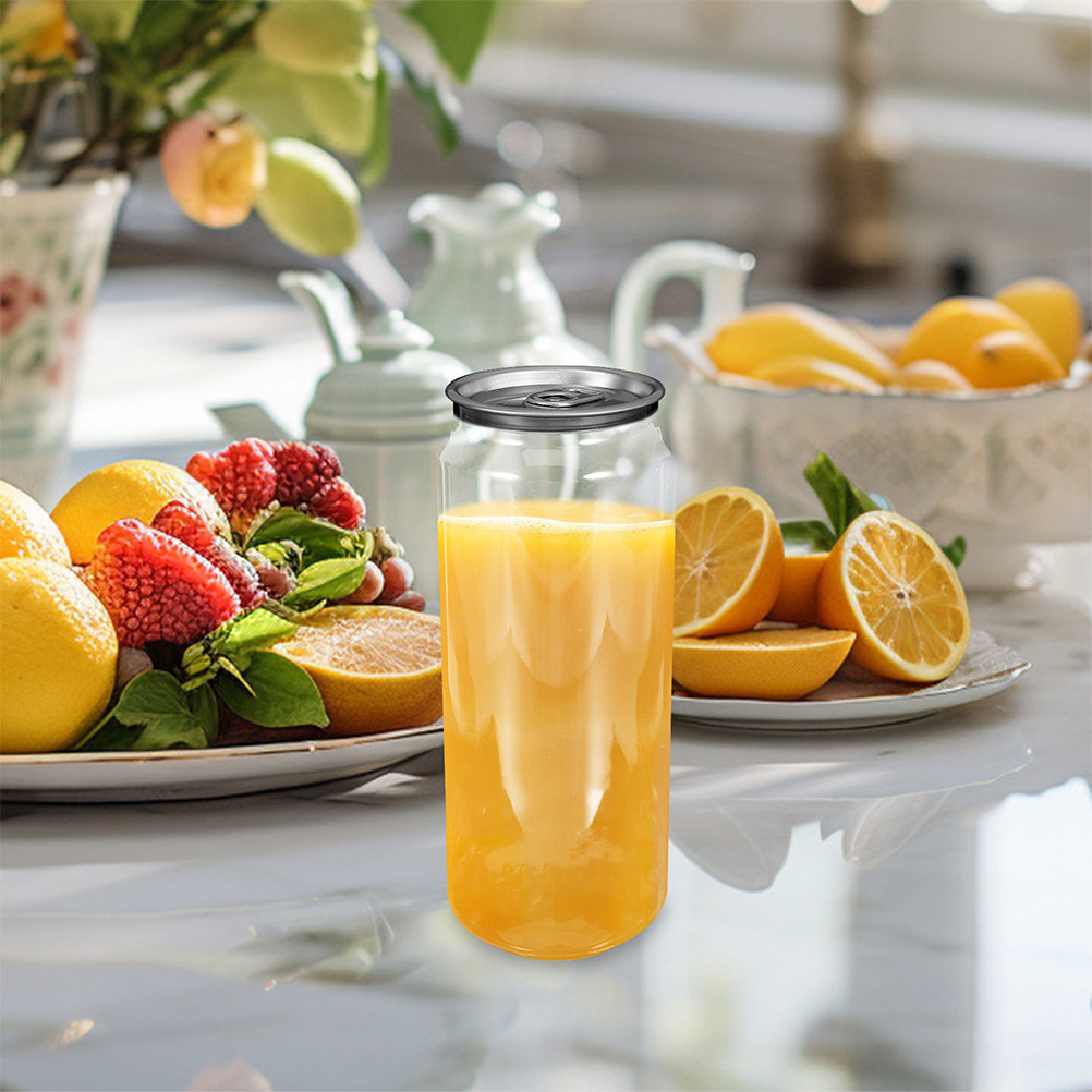 Latas transparentes para bebid - Juice Tea Coffee avaliação e preço