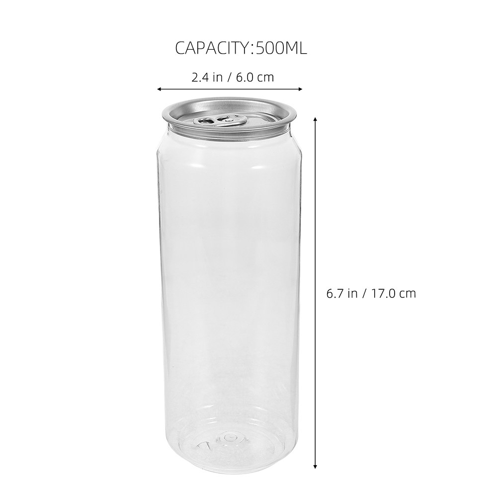 Latas transparentes para bebid - Juice Tea Coffee avaliação e preço