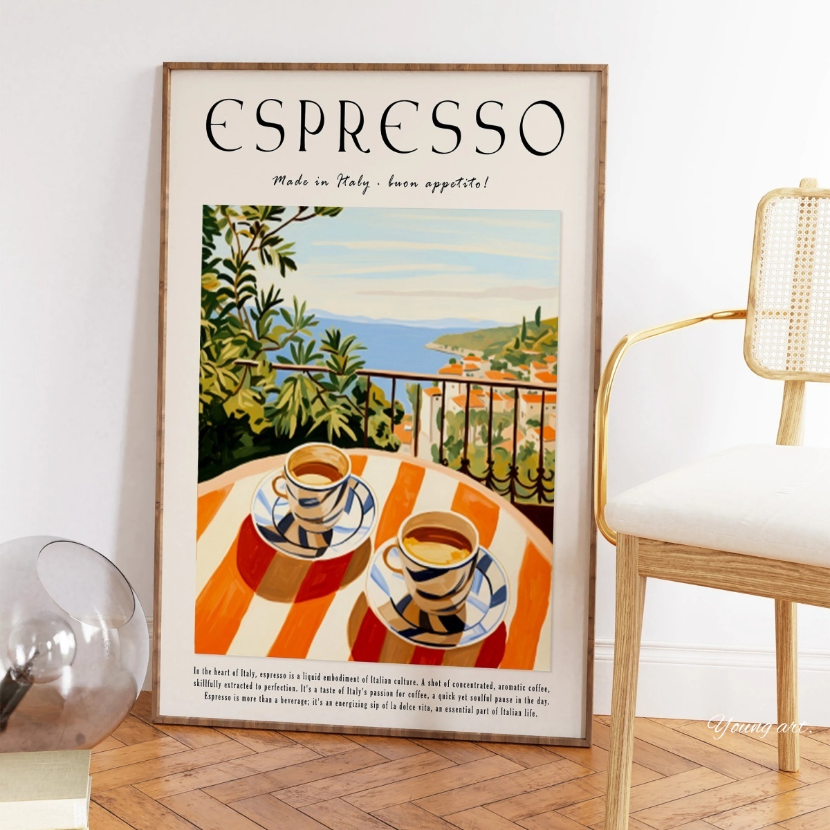 Pôster de Impressão em Tela de - Coffee Tea Poster avaliação e preço