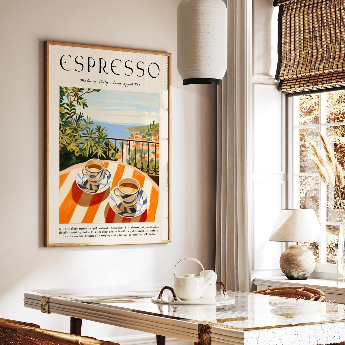 Pôster de Impressão em Tela de - Coffee Tea Poster avaliação e preço
