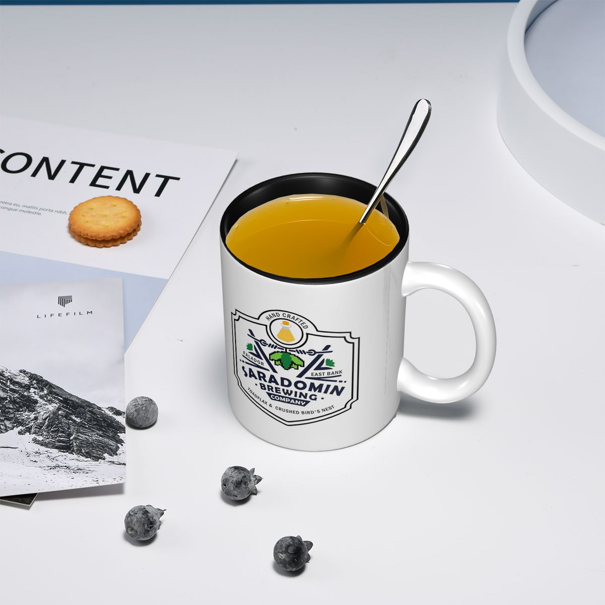 Caneca Engraçada de Cerâmica S - Coffee Tea And Company avaliação e preço