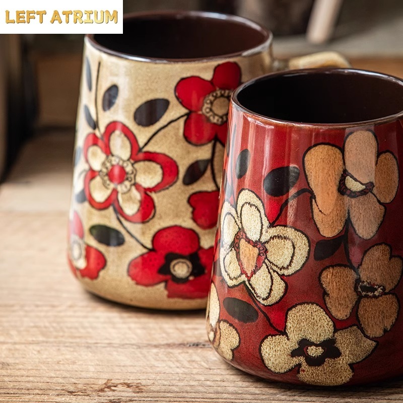 Caneca de Cerâmica com Desenho - Tea Coffee Utensils avaliação e preço