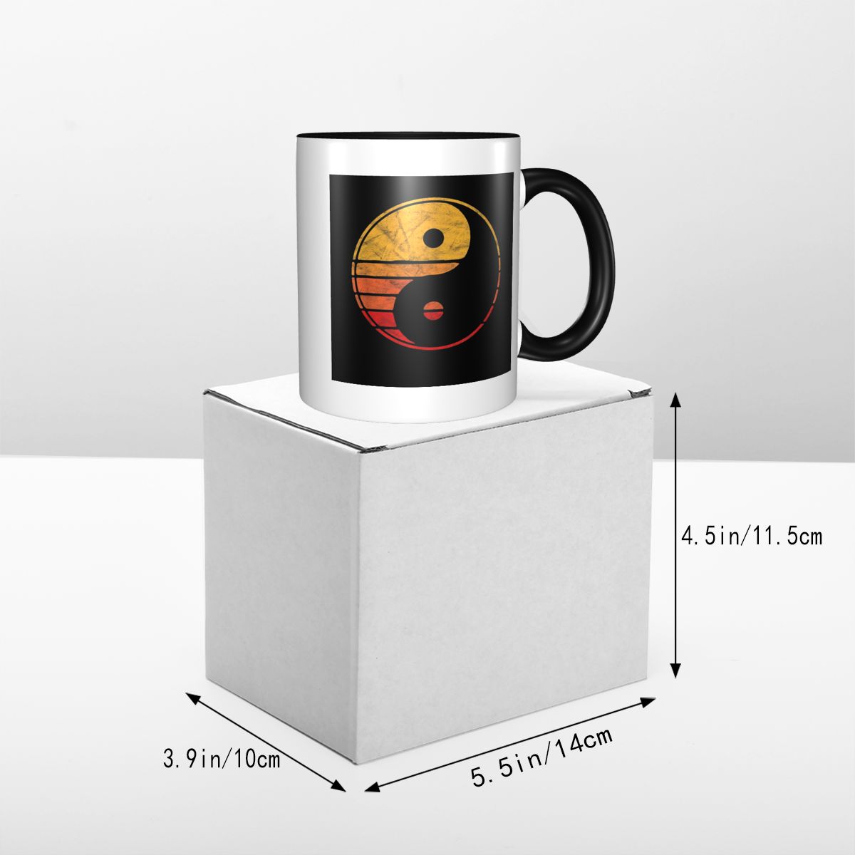 Humor vintage yin yang 80's mi - Coffee Tea Yin Yang avaliação e preço