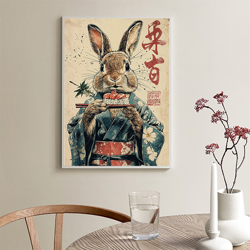 Retro japonês sapo bebida café - Coffee Tea Poster avaliação e preço