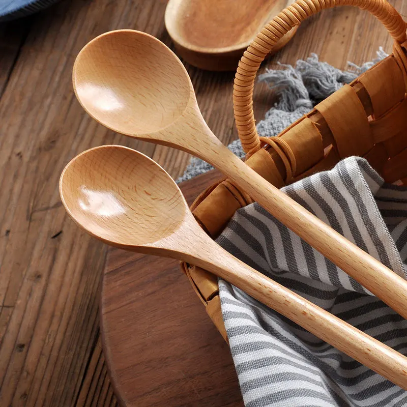 1 Colher de Madeira para Mesa, - Tea Coffee Utensils avaliação e preço