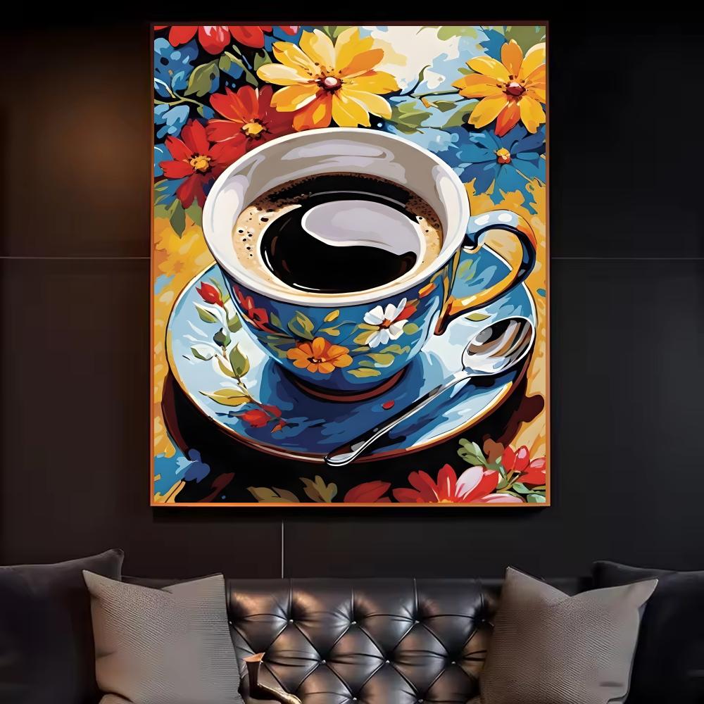 Pôster de alta definição com e - Coffee Tea Poster avaliação e preço