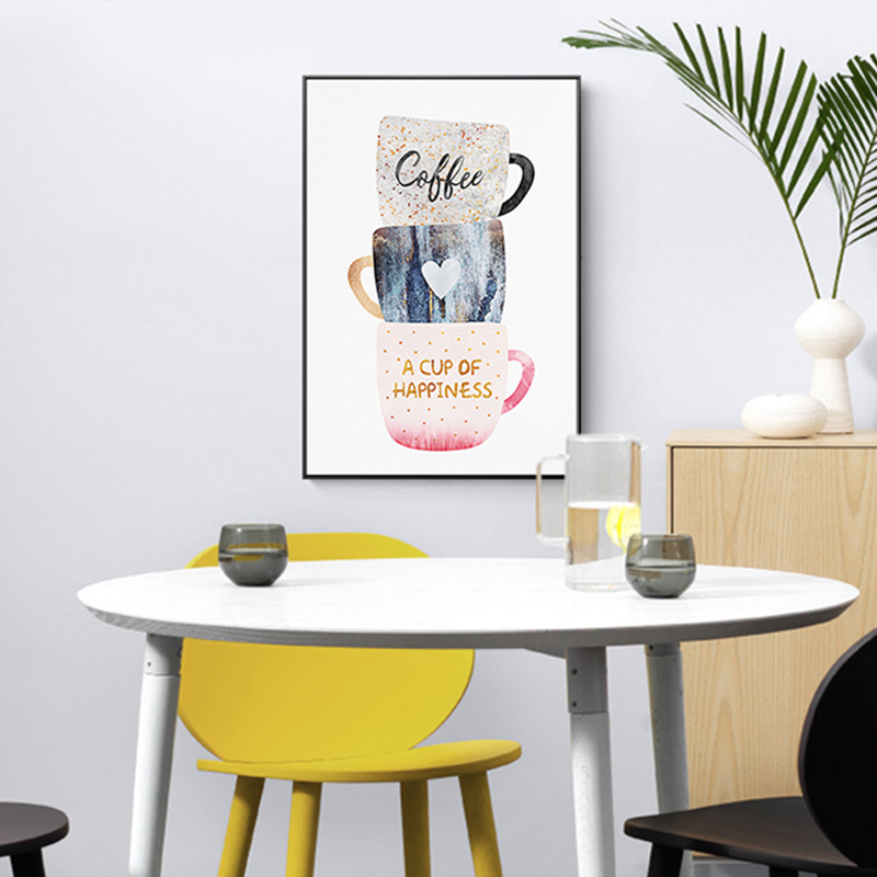 Nordic xícara de café creme ch - Coffee Tea Poster avaliação e preço