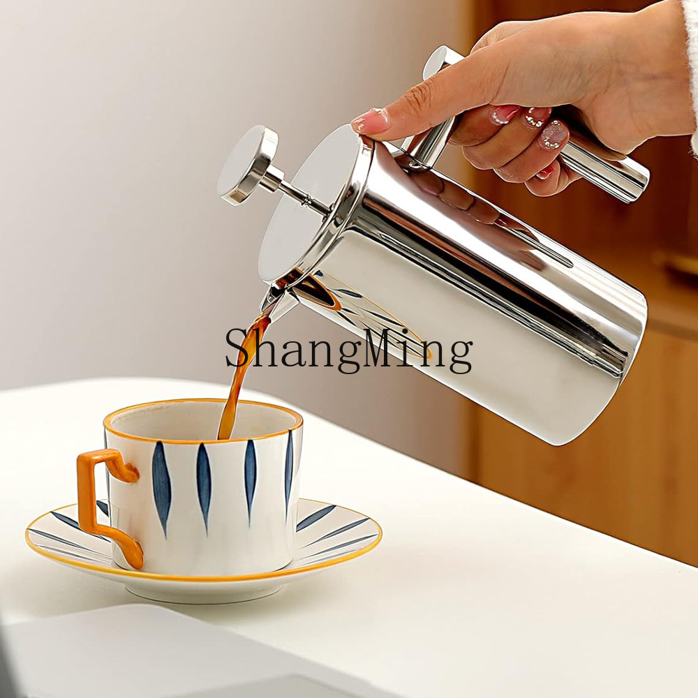 Cafeteira francesa de aço inox - Tea Coffee Utensils avaliação e preço