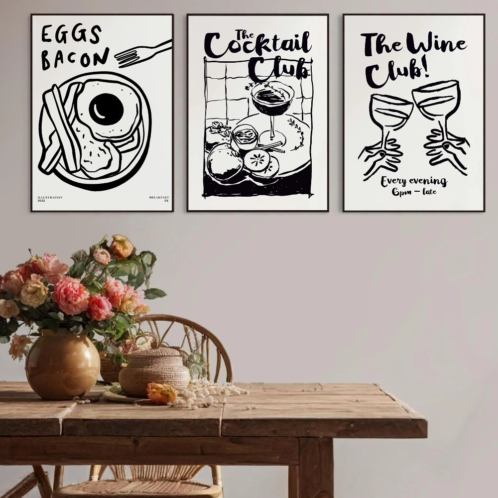 Café da tarde chá croissant co - Coffee Tea Poster avaliação e preço