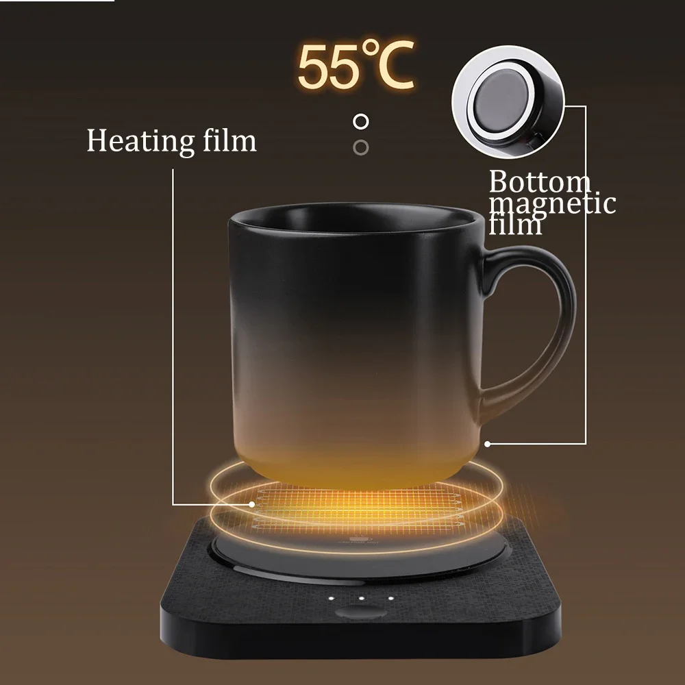 USB Wireless Charging Cup Warm - Coffee Tea Water Heater avaliação e preço