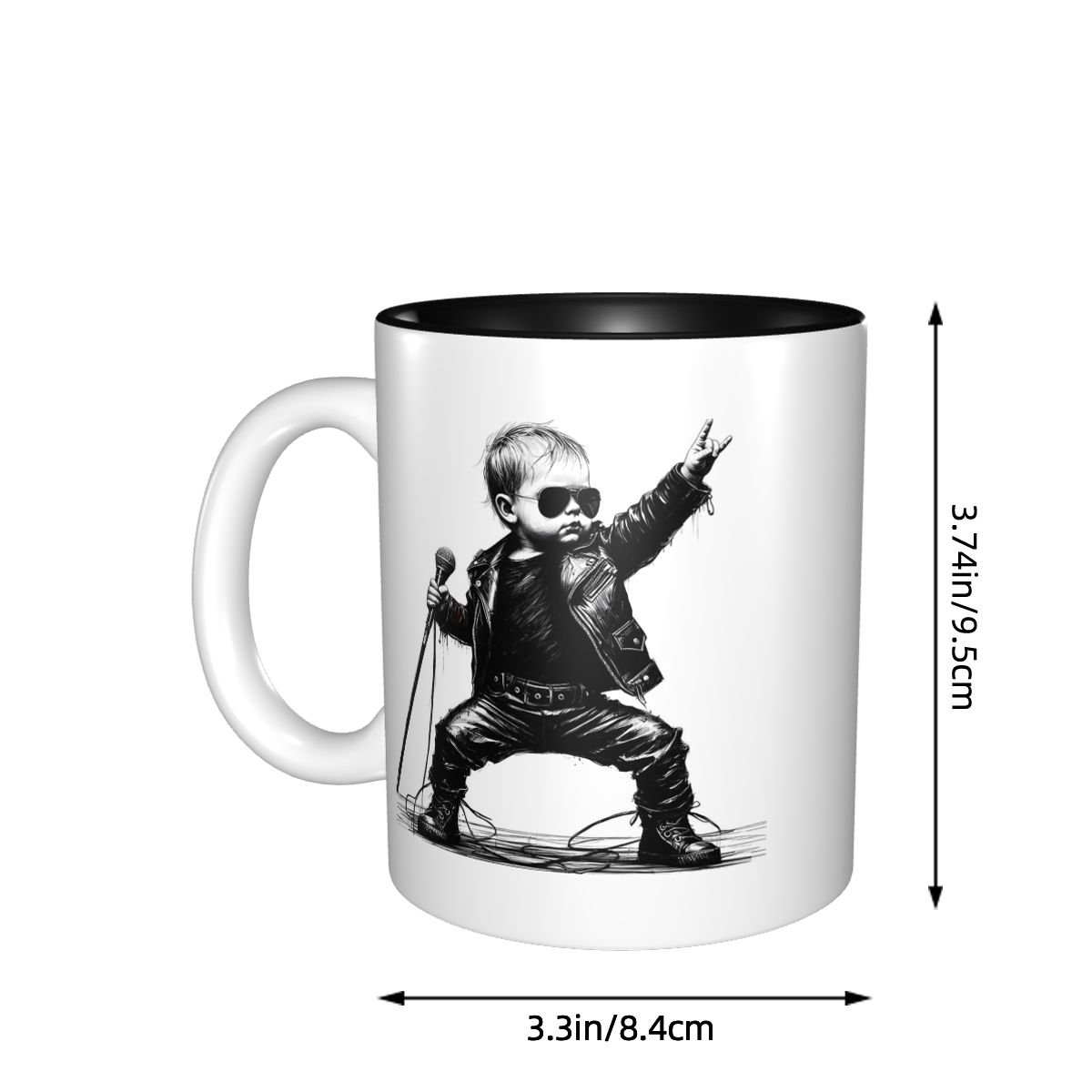 Caneca Engraçada de Cerâmica ' - Young Tea Coffee avaliação e preço