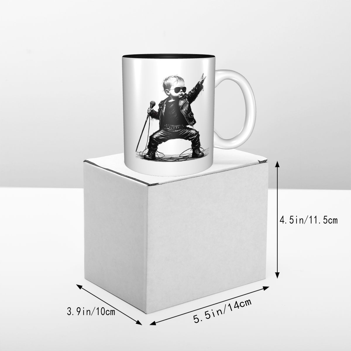 Caneca Engraçada de Cerâmica ' - Young Tea Coffee avaliação e preço