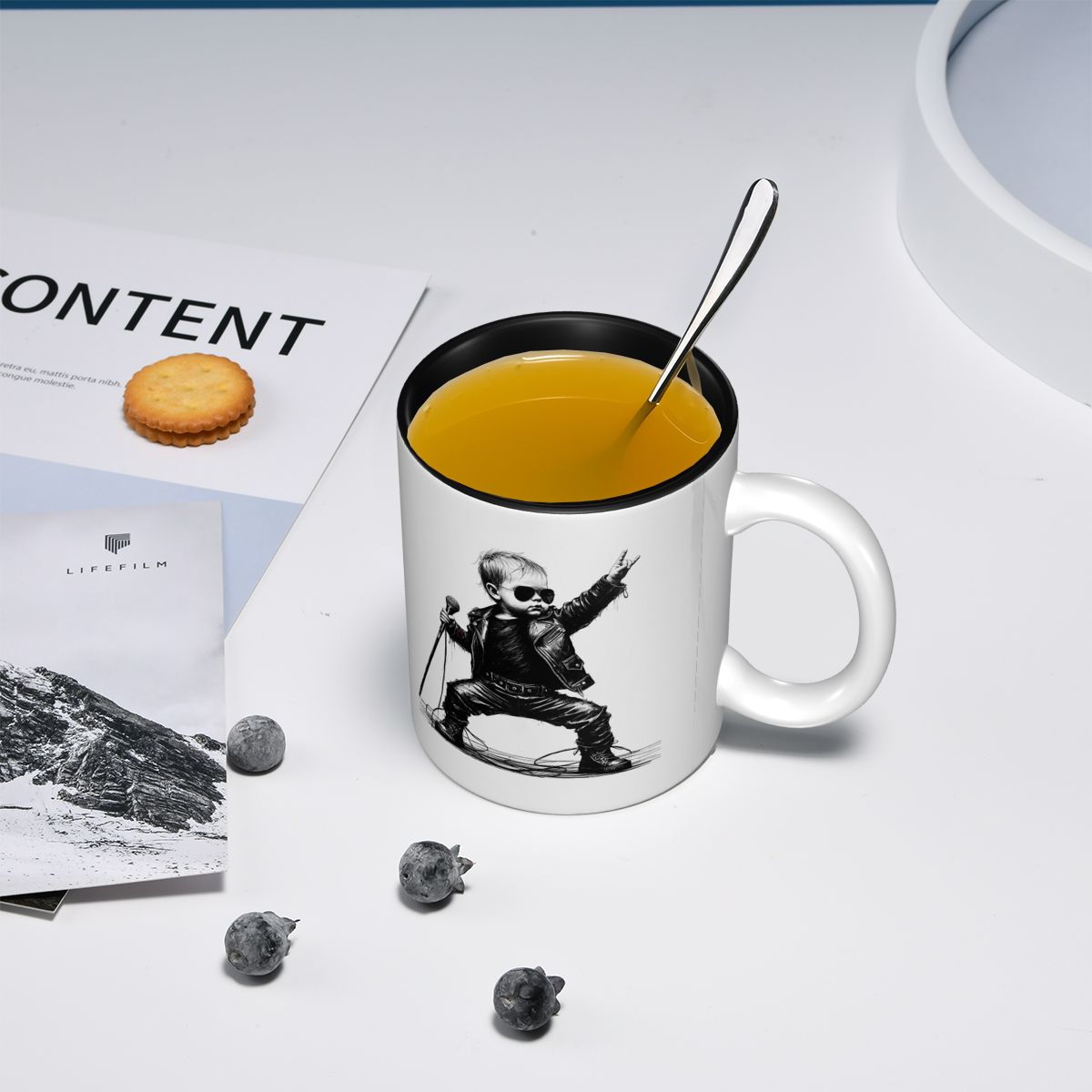 Caneca Engraçada de Cerâmica ' - Young Tea Coffee avaliação e preço