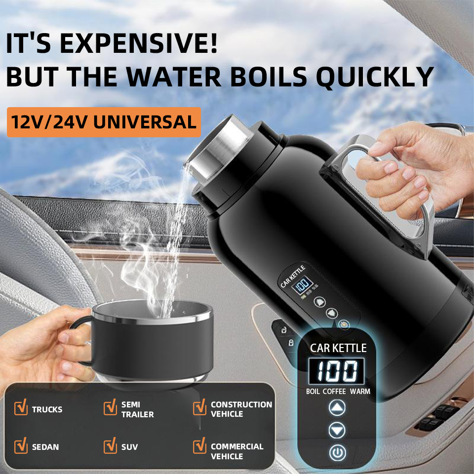 Chaleira Elétrica Portátil 12V - Coffee Tea Water Heater avaliação e preço