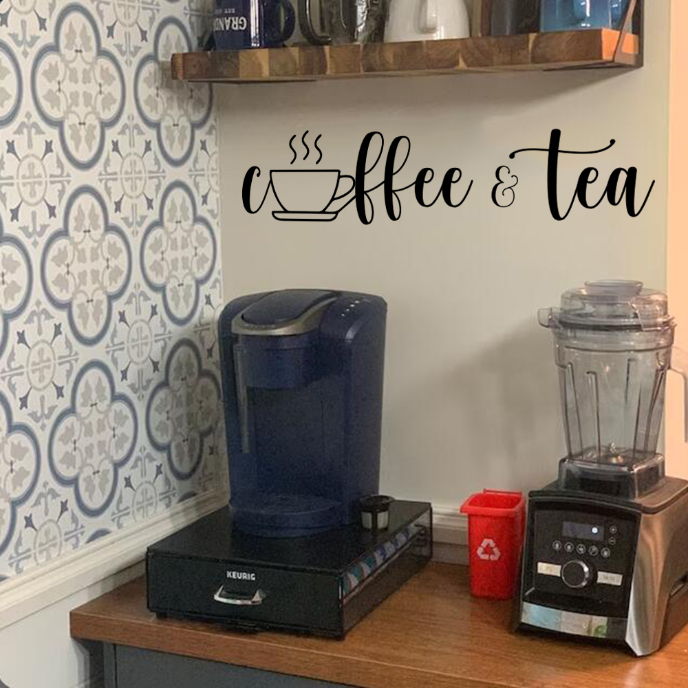 Café e Chá Caneca Vinil Adesiv - Coffee Tea Festival avaliação e preço