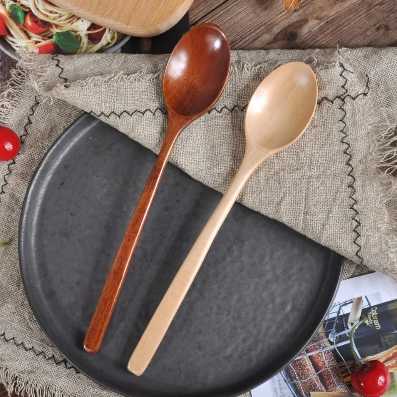 1/2pc colher de madeira utensí - Tea Coffee Utensils avaliação e preço