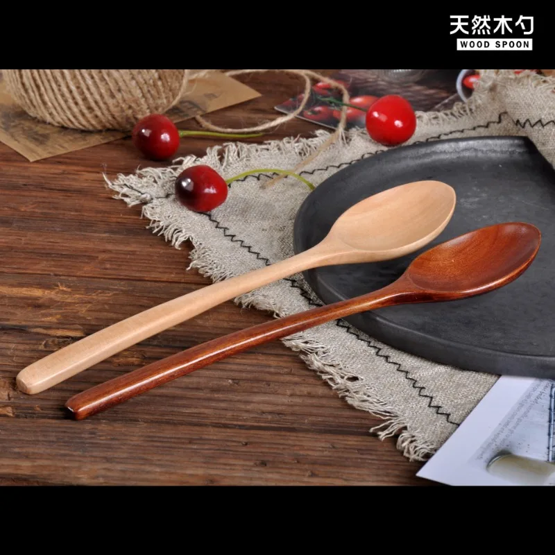 1/2pc colher de madeira utensí - Tea Coffee Utensils avaliação e preço