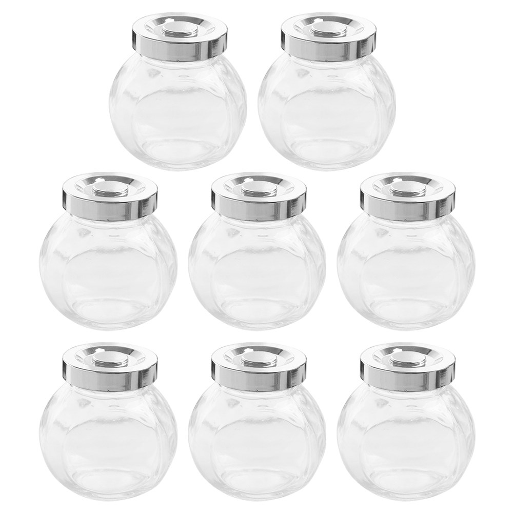 8 Potes de Vidro Leves e Portá - Coffee And Tea Glass avaliação e preço