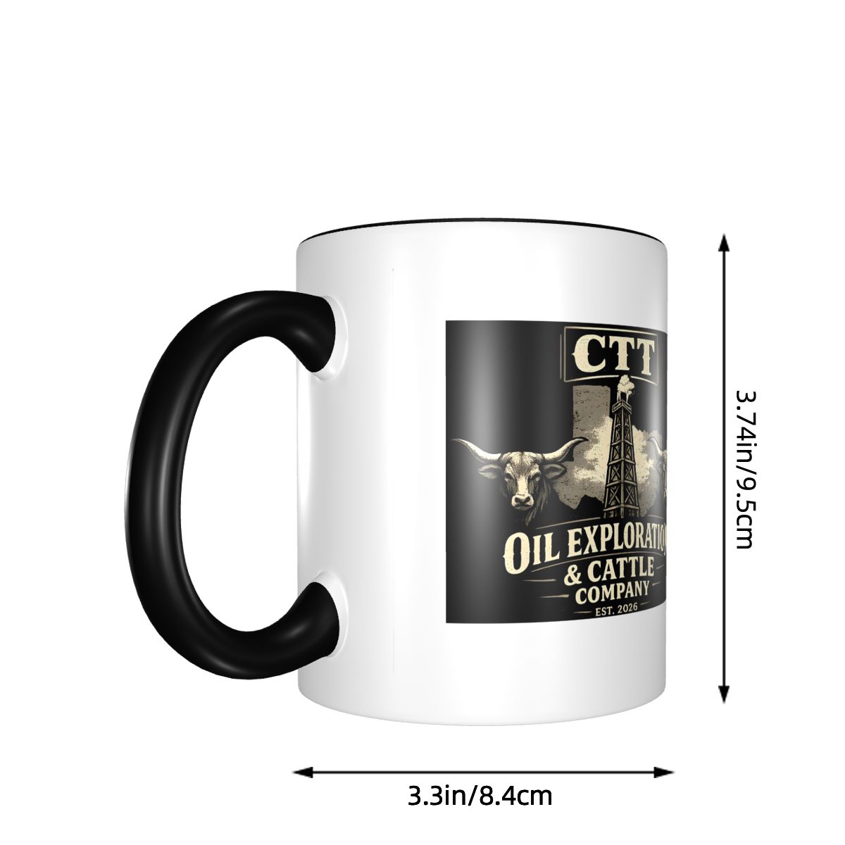 Caneca CTT Oil Exploration And - Coffee Tea And Company avaliação e preço
