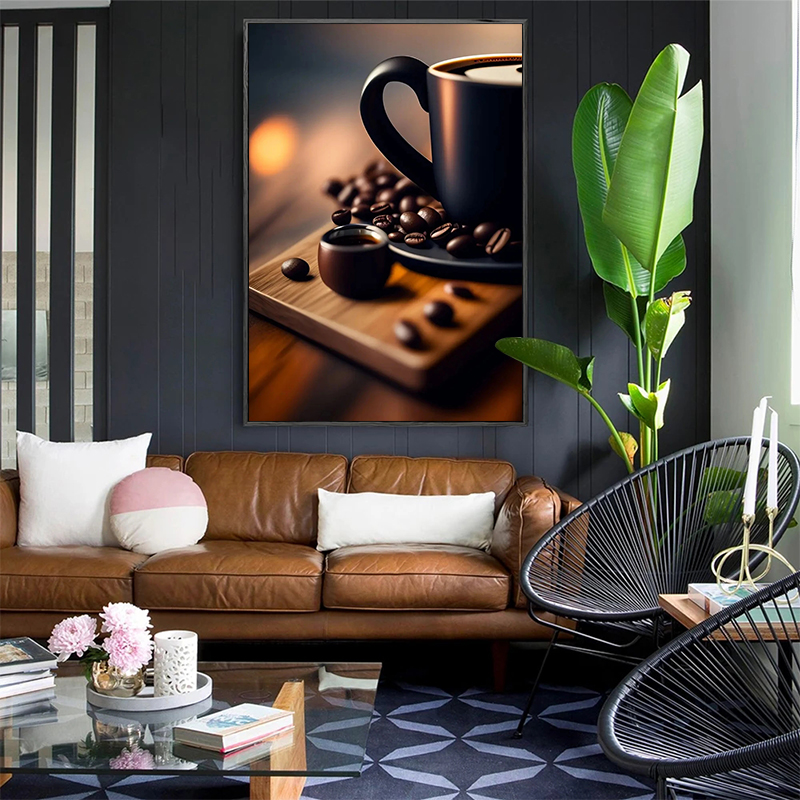 Grânulo de café do vintage mão - Coffee Tea Poster avaliação e preço