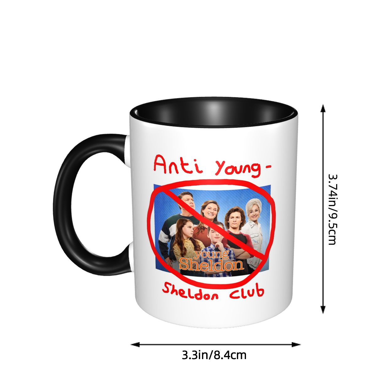 Caneca Engraçada de Cerâmica A - Young Tea Coffee avaliação e preço